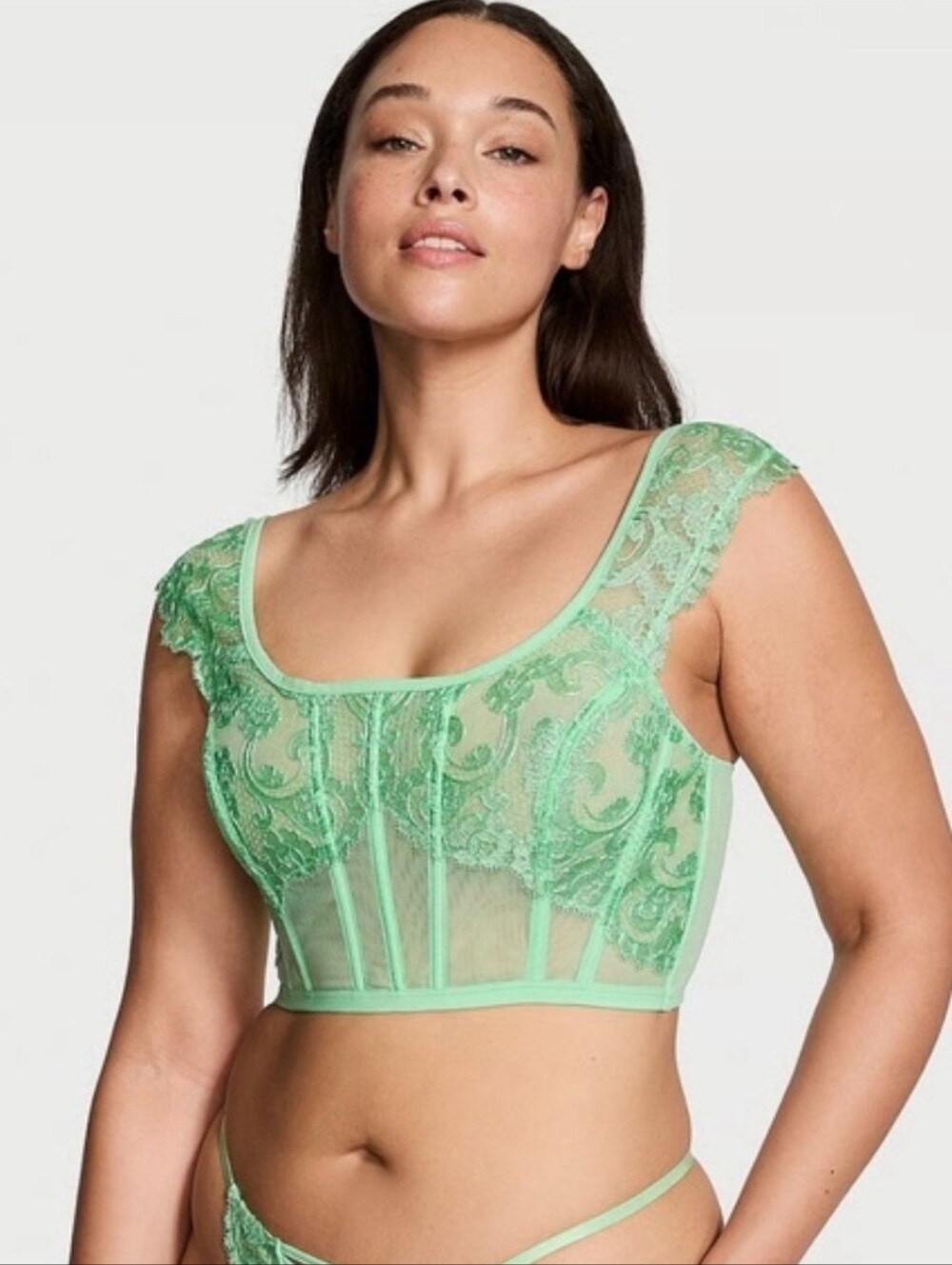 VS Dream Angels Mint Green Corset Top